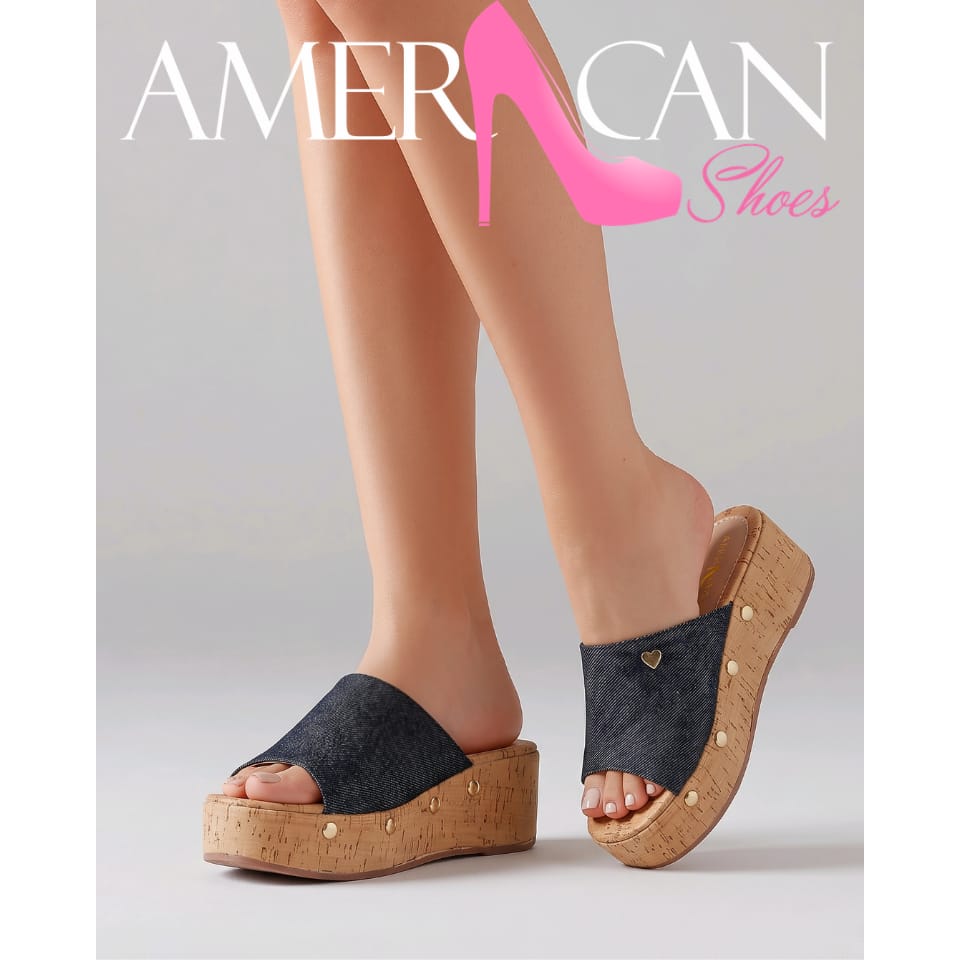 PLATAFORMA CORCHO JEAN NEGRO
